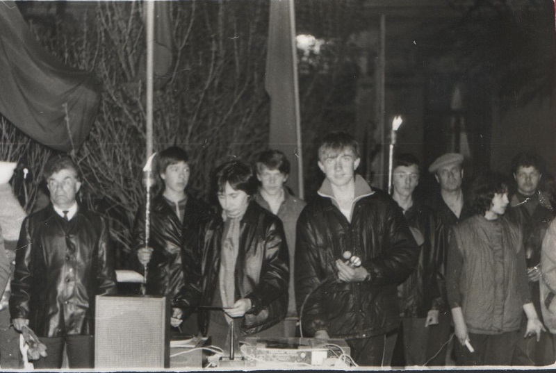 Факельное шествие 1986 год